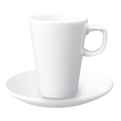 Picture of CAFÉ - WHITE - ESPRESSO SAUCER - 12CM (24) (CC-WH-ESS.1)