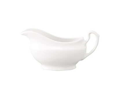 Picture of WHITEWARE - WHITE - MINI SAUCE BOAT - 11CM (6) (CC-WH-MSB.1)