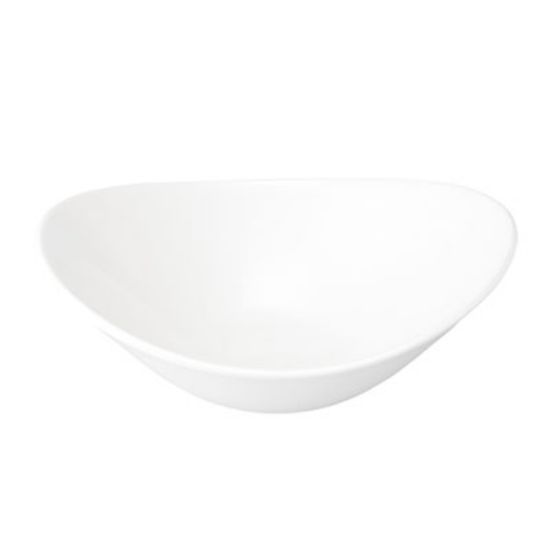 Picture of ORBIT - WHITE - OVAL BOWL - 25CM (12) (CC-WH-OB10.1)
