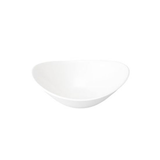 Picture of ORBIT - WHITE - OVAL BOWL - 18CM (12) (CC-WH-OB7.1)