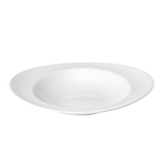 Picture of ORBIT - WHITE - OVAL SOUP PLATE - 27CM (12) (CC-WH-OSP.1)