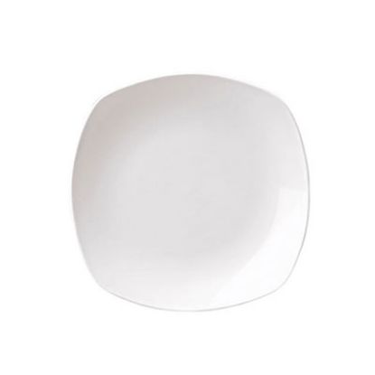 Picture of X SQUARED - WHITE - PLATE - 22CM (12) (CC-WH-SP9.1)