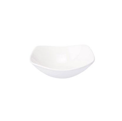 Picture of X SQUARED - WHITE - BOWL - 17CM - 560ML (12) (CC-WH-SQ7.1)