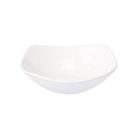 Picture of X SQUARED - WHITE - BOWL - 21CM - 940ML (12) (CC-WH-SQ9.1)
