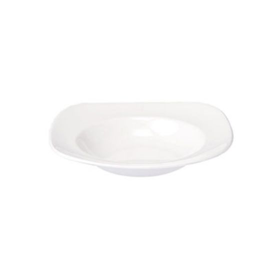 Picture of EQUATION - WHITE - SOUP PLATE - 24CM (12) (CC-WH-SSP.1)