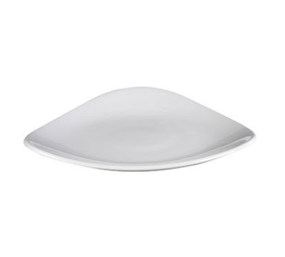 Picture of LOTUS - WHITE - TRIANGLE PLATE - 26CM (12) (CC-WH-TR10.1)