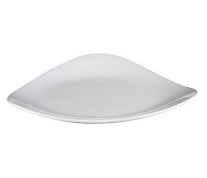 Picture of LOTUS - WHITE - TRIANGLE PLATE - 31CM (6) (CC-WH-TR12.1)