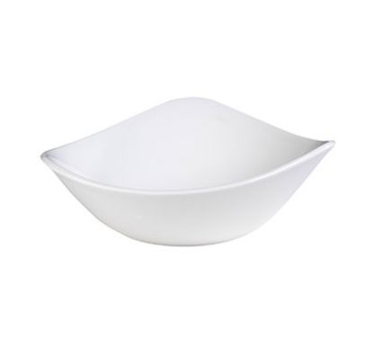 Picture of LOTUS - WHITE - TRIANGLE BOWL - 18.5CM - 370ML (12) (CC-WH-TRB7.1)