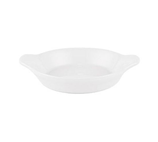 Picture of COOKWARE - WHITE - MINI ROUND EARED DISH -  13CM (6) (CC-WHCW-RE6N.1)