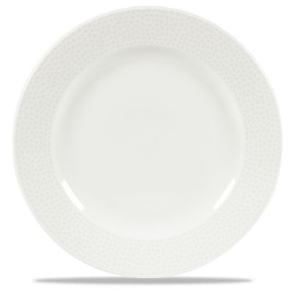 Picture of ISLA - WHITE - FOOTED PLATE - 30.5CM (12) (CC-WHIS-IF11.1)