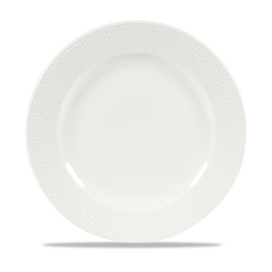 Picture of ISLA - WHITE - FOOTED PLATE - 27.6CM (12) (CC-WHIS-IF58.1)
