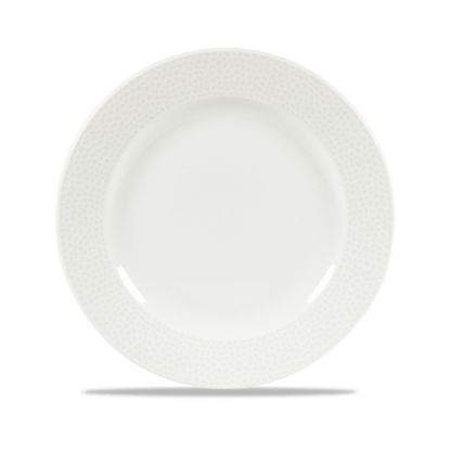 Picture of ISLA - WHITE - FOOTED PLATE - 23.4CM (12) (CC-WHIS-IF9.1)