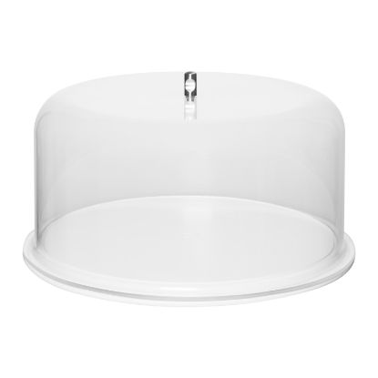 Picture of TUFF TRAY CAKE DISPLAY TRAY AND DOME - 325MM X 140MM (CDC0320)