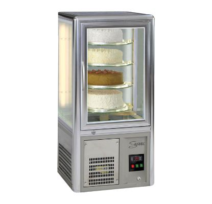 Picture of CAKE DISPLAY FRIDGE - SALVADORE ROTATING SHELVES -TABLE TOP (CDF2000)