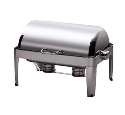 Picture of CHAFING DISH IBIS RECTANGULAR ROLL TOP 18/10 S/STEEL 667MM X 485MM X 452MM 8LT (CDI0008)