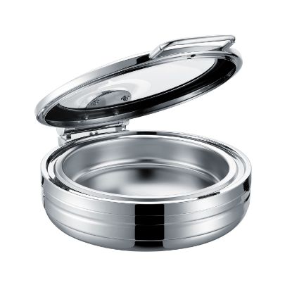 Picture of CHAFING DISH INDUCTION - ROUND WITH GLASS LID 6LT - ELECTRO CHEF LUXELINE (CDI2003)