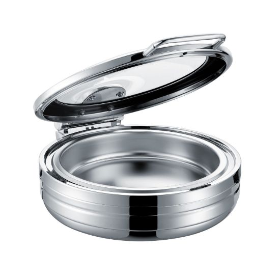 Picture of CHAFING DISH INDUCTION - ROUND WITH GLASS LID 6LT - ELECTRO CHEF LUXELINE (CDI2003)