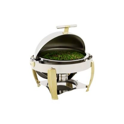 Picture of CHAFING DISH DELUX - ROLLTOP (ROUND) 6.8LT (CDS0005)