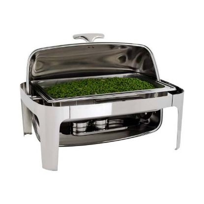 Picture of CHAFING DISH S/STEEL-ROLL TOP (RECT) 180 7.5LT (CDS1006)