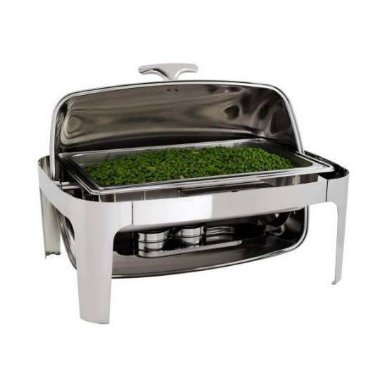 Picture of CHAFING DISH S/STEEL-ROLL TOP (RECT) 180 7.5LT (CDS1006)