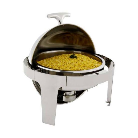 Picture of CHAFING DISH S/STEEL - ROLL TOP (ROUND)180 6.8LT (CDS1007)