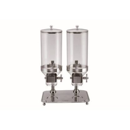 Picture of CEREAL DISPENSER DOUBLE CONTEMP 10LT X 2 - 440MM X 340MM X 690MM (CDS3002)