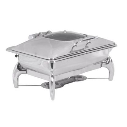 Picture of CHAFING DISH INDUCTION - RECTANGULAR- GLASS LID 9LT (CDS4200)