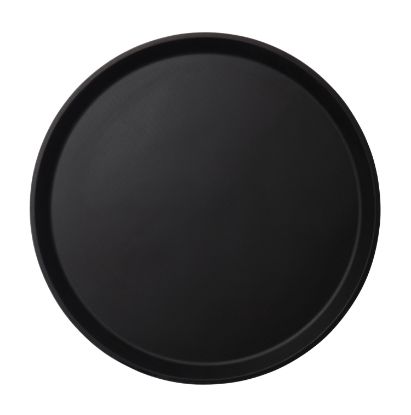 Picture of CAMTREAD NON-SLIP FIBERGLASS TRAY ROUND - 40.5CM BLACK (CFT0405)