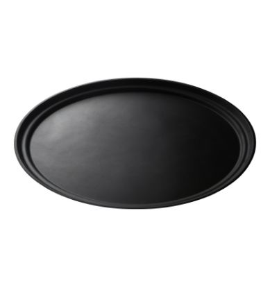 Picture of CAMTREAD NON-SLIP FIBERGLASS TRAY OVAL - 60CM W X 73.5CM L - BLACK (CFT0735)