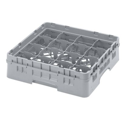 Picture of 16 COMPARTMENT GLASSRACK 50CM X 50CM GREY - 14.3CM H (CGG0144)