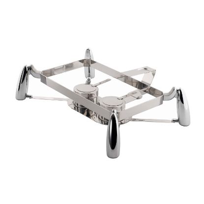 Picture of CHAFER INDUCTION STAND RECTANGULAR ‘SMART W’ (INCLUDING BURNERS) 565MM X 440MM X 140MM (CIS1004)