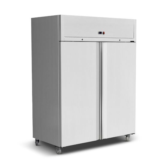 Picture of COMMERCIAL KITCHEN FREEZER - DOUBLE DOOR - S/STEEL (CKF1480-R02)