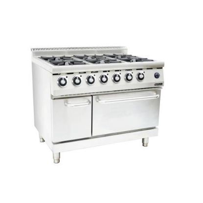 Picture of GAS STOVE WITH GAS OVEN ANVIL - 6 BURNER (COA3006)