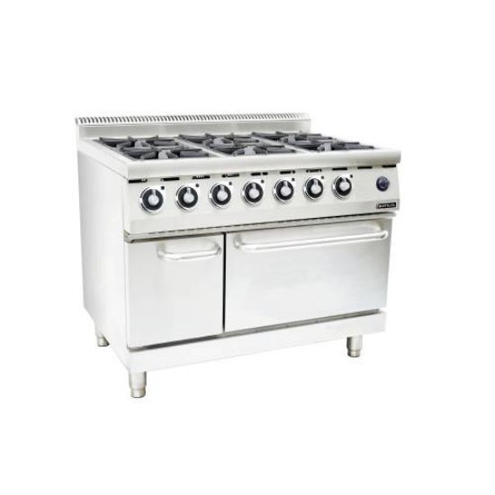 Picture of GAS STOVE WITH GAS OVEN ANVIL - 6 BURNER (COA3006)