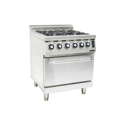Picture of GAS STOVE WITH ELECTRIC OVEN ANVIL - 4 BURNER (COA4004)