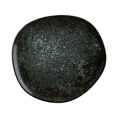 Picture of COSMOS BLACK - ORGANIC COUPE PLATE - 29CM (6) (COSBLVAO29DZ)