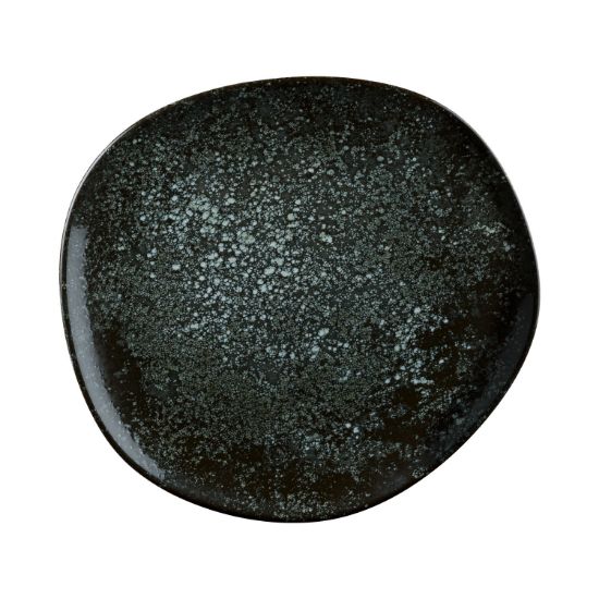 Picture of COSMOS BLACK - ORGANIC COUPE PLATE - 29CM (6) (COSBLVAO29DZ)