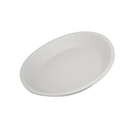 Picture of RIDGE MELAMINE COUP PLATE - CEMENT - 25.40CM (CPM0254)
