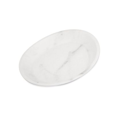 Picture of RIDGE MELAMINE COUP PLATE - MARBLE - 25.40CM (CPM1254)