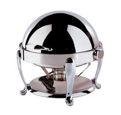 Picture of CHAFING DISH EURI ROUND ROLL TOP 18/10 S/STEEL 515MM X 497MM X 468MM 6.5LT (CRE0001)