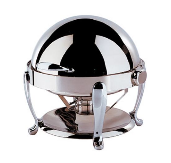 Picture of CHAFING DISH EURI ROUND ROLL TOP 18/10 S/STEEL 515MM X 497MM X 468MM 6.5LT (CRE0001)