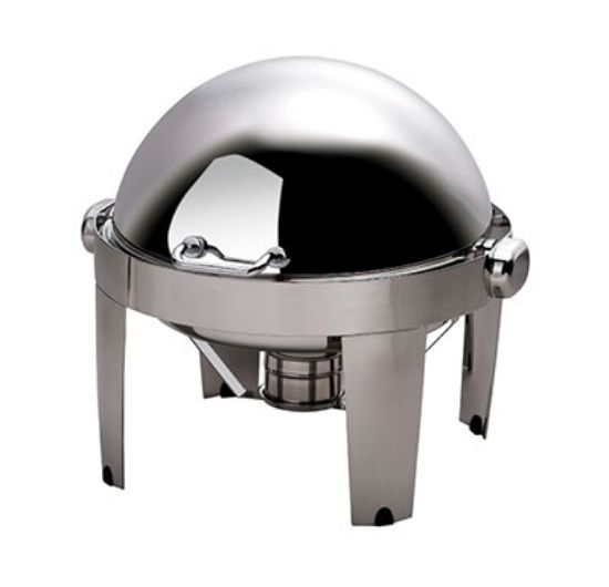 Picture of CHAFING DISH IBIS ROUND ROLL TOP 18/10 S/STEEL 515MM X 518MM X 470MM 6.5LT (CRI0002)