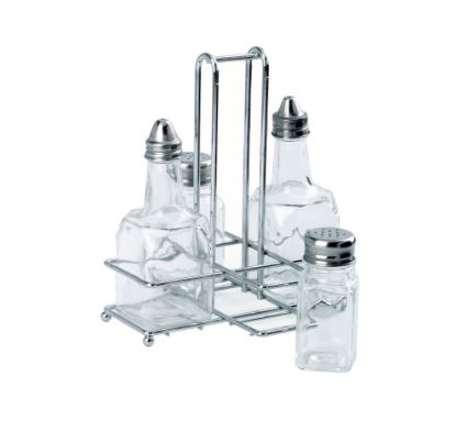 Picture of CONDIMENT STAND - OIL/VINEGAR/SALT/PEPPER (CSS0004)