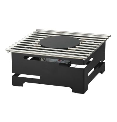 Picture of MULTI STAND SQUARE - BLACK - DUAL TYPE (STERNO & INDUCTION) 360MM X 360MM X 174MM (CST0001)