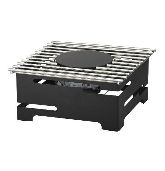 Picture of MULTI STAND SQUARE - BLACK - DUAL TYPE (STERNO & INDUCTION) 360MM X 360MM X 174MM (CST0001)