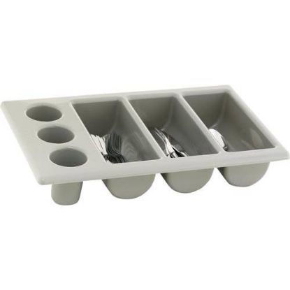 Picture of CUTLERY TRAY GREY 3 DIVISION - 500MM X 300MM (CTH0003)