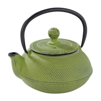 Picture of CAST IRON TEA POT [NIPON] - GREEN 600ML (CTP0600)