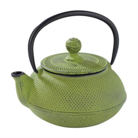 Picture of CAST IRON TEA POT [NIPON] - GREEN 600ML (CTP0600)
