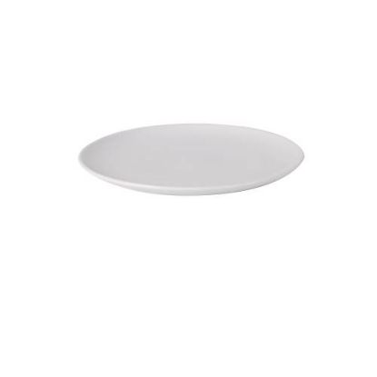 Picture of PRIMA - WHITE - OVAL COUPE PLATTER - 25.5CM X 19.5CM (12) (DA-1004)