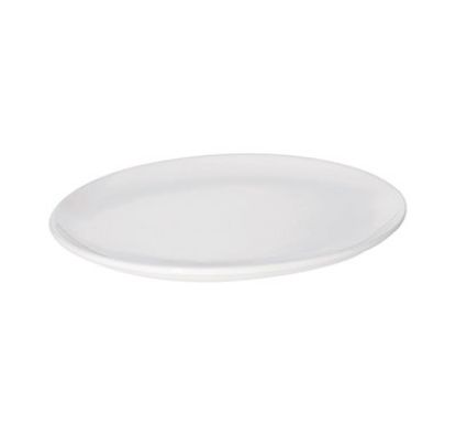 Picture of PRIMA - WHITE - OVAL COUPE PLATTER - 31CM X 23.5CM (12) (DA-1006)